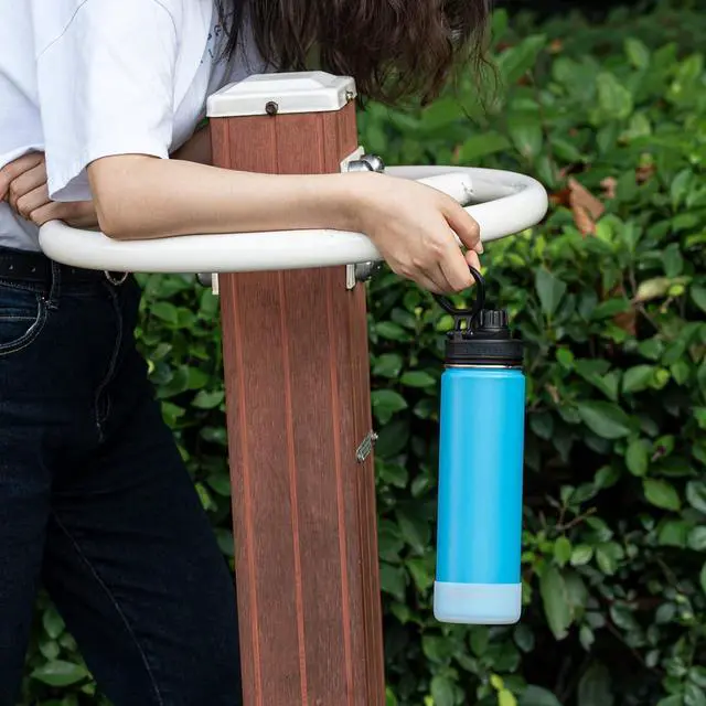 Alt view image 6 of 7 - koodee Water Bottle for Kids-16 oz Stainless Steel Vacuum Insulated Sports Water Bottle for Black to School, Reuasble Metal Wide Mouth Water Flask for Girls Boys- BPA Free (Sky Blue)