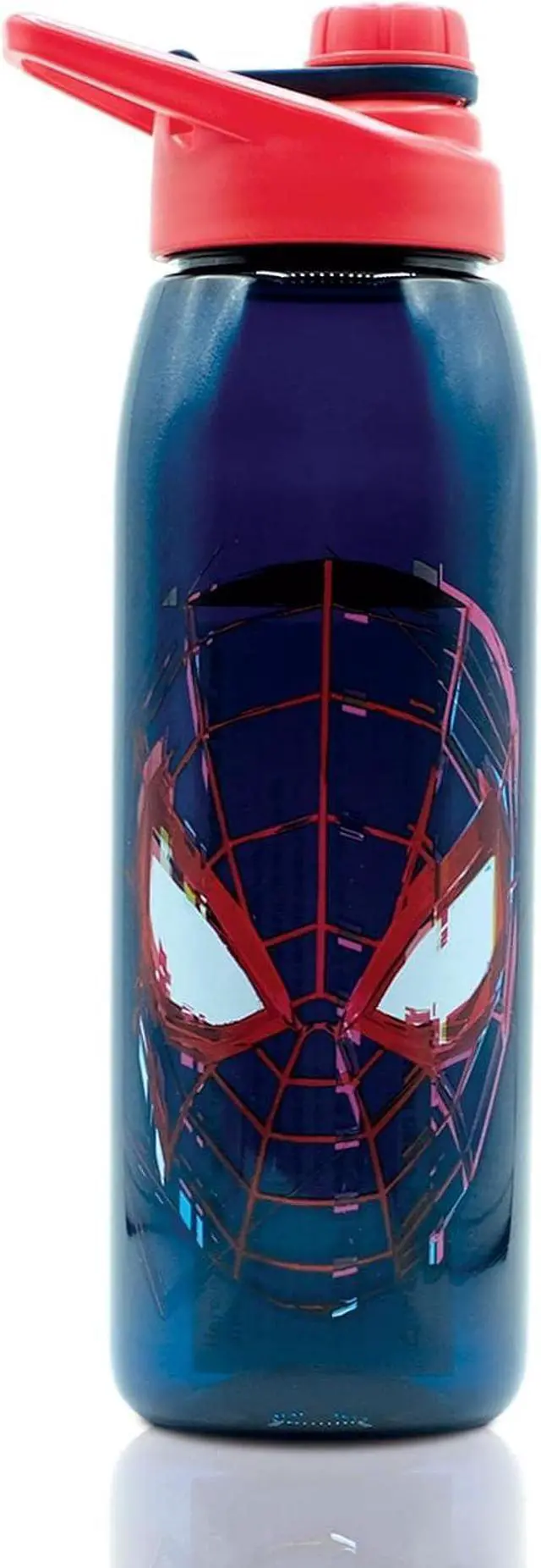 Main image of Marvel Spider-Man Miles Morales 28-Ounce Sports Water Bottle | BPA-Free Plastic Water Jug With Leakproof Screw-Top Lid And Flip-Up Cap | Hydration For Outdoor Activities, Gym Fitness Gifts