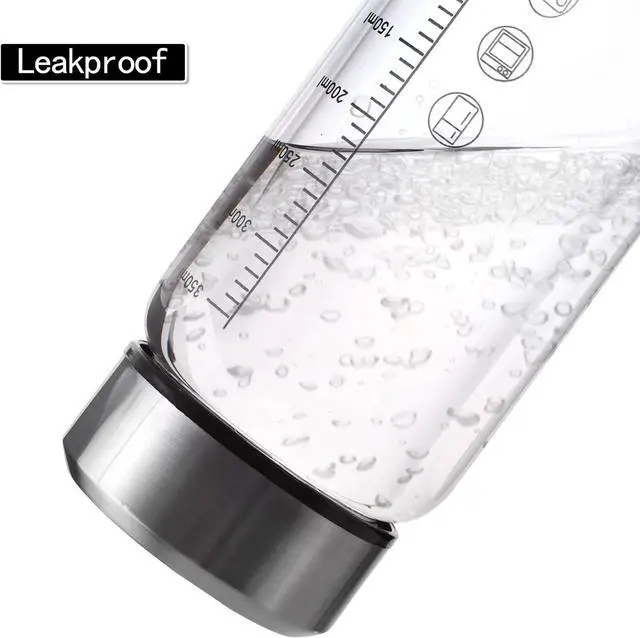 Alt view image 3 of 7 - 12Oz Glass Water Bottle,Glass Shaker Bottle,0.15in/3.8mm Thick Glass,Small Wide Mouth Glass Water Bottle with Lid,Glass Shaker Bottles for Protein Mixes,Glass Juice Bottle