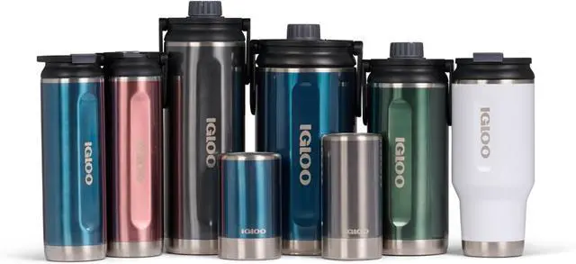 Alt view image 7 of 7 - Igloo, 20 OZ Stainless Steel, Sport Sipper Bottle