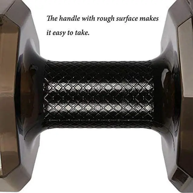 Alt view image 6 of 7 - 2.6L / 88oz Dumbbell Shape Water Bottle, Portable Weight Water Bottles, Dumbbells Travel Cup, PETG Eco-Friendly Cup for Gym, Yoga, Running, Outdoors, Cycling, and Camping