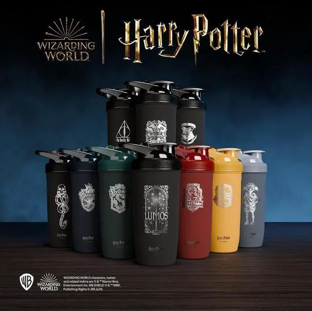 Alt view image 6 of 6 - Smartshake Reforce Stainless Steel Harry Potter Lumos Style Shaker Bottle (900 ML /30oz) | Lightweight Resistance Sports Shaker Bottle with a Soft Lid | Leakproof, BPA Free & DEHP Free