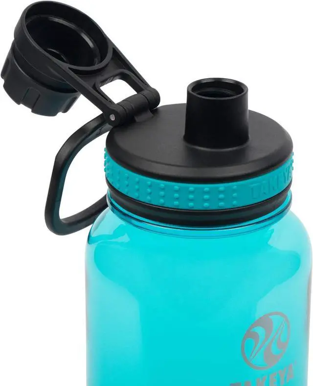 Alt view image 3 of 4 - Takeya Tritan Sports Water Bottle with Spout Lid, 40 oz, Ocean