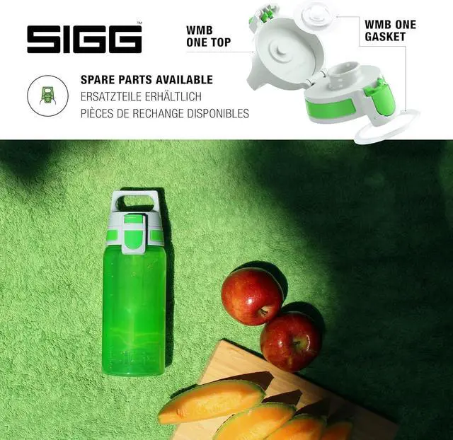 Alt view image 4 of 7 - SIGG - Kids Water Bottle - VIVA ONE - Made in Germany - Dishwasher Safe - Carbonated Drinks - Sports & School - 17 Oz