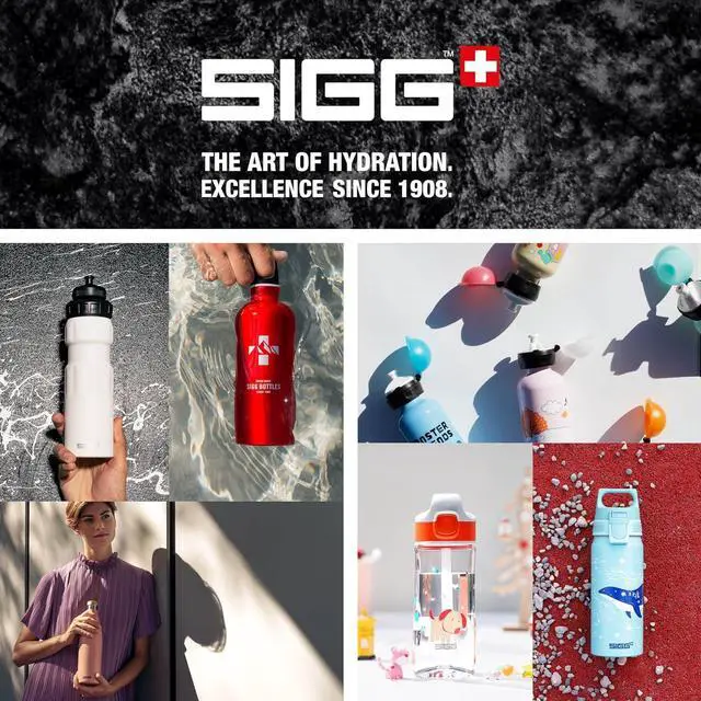 Alt view image 6 of 7 - SIGG - Kids Water Bottle - VIVA ONE - Made in Germany - Dishwasher Safe - Carbonated Drinks - Sports & School - 17 Oz