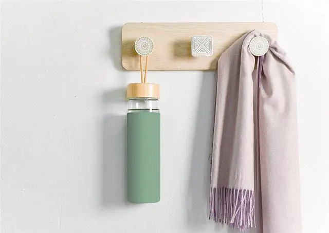 Alt view image 6 of 7 - 20 Oz Borosilicate Glass Water Bottles with Silicone Sleeve BPA Free, Dishwasher Safe - Reusable Clear Glass Drinking with Leak Proof Bamboo Lid | Perfect Gym Water Bottles for Men & Women