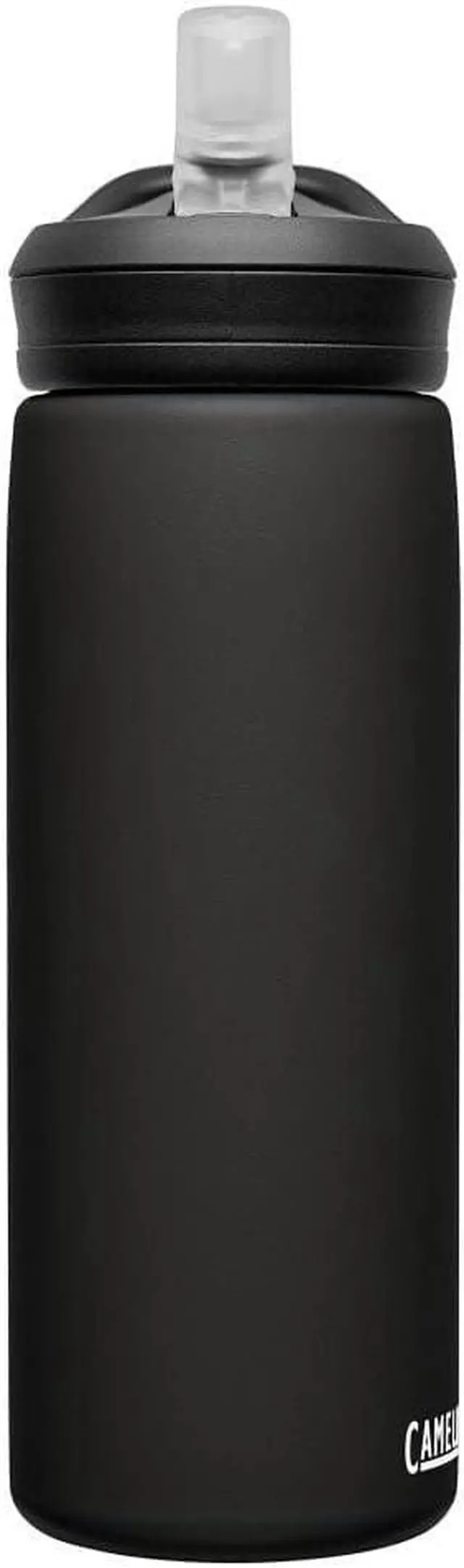 Alt view image 5 of 6 - CamelBak eddy+ Water Bottle with Straw 20oz - Insulated Stainless Steel, Black