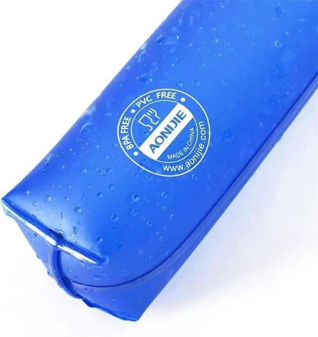 Alt view image 6 of 7 - AONIJIE 2 Pack Soft Water Bottle, TPU Collapsible Flask Foldable Bottles for Hydration Pack, BPA-Free, for Running Hiking Cycling Climbing (2 Pcs - 250ml)