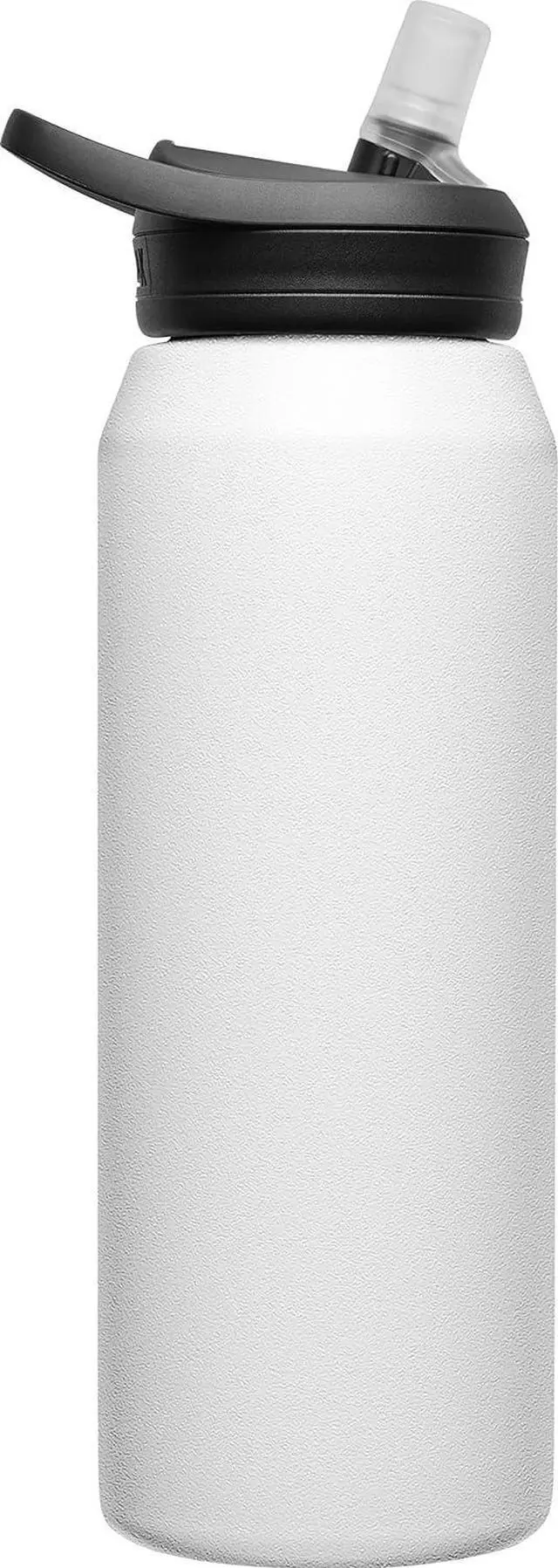 Alt view image 3 of 7 - CamelBak eddy+ Water Bottle with Straw 32oz - Insulated Stainless Steel, White