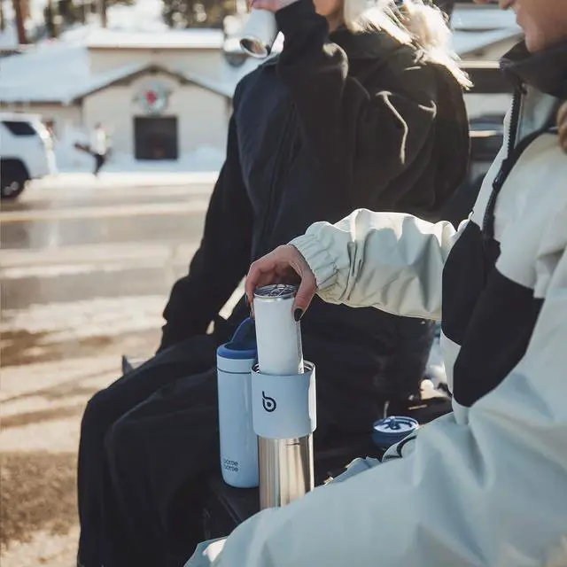 Alt view image 2 of 7 - BOTTLE BOTTLE Insulated Water Bottle for Sports with Straw,2 lids,18 oz 3IN1 Water Bottles for Slim Can Coolers and Kids Tumbler, Stainless Steel Metal Bottles for Outdoor Activities(Blue)