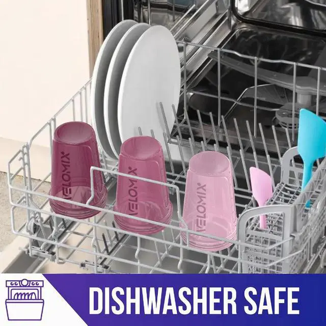 Alt view image 4 of 6 - -4 PACK- 20 OZ Protein Shaker Bottles for Protein Mixes, Shaker Cups for Protein Shakes, Small Shaker Bottle Pack, Shaker Cup, Shakers for protein Shakes (Berry Blend-4 Pack)