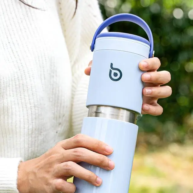 Alt view image 6 of 7 - BOTTLE BOTTLE Insulated Water Bottle for Sports with Straw,2 lids,18 oz 3IN1 Water Bottles for Slim Can Coolers and Kids Tumbler, Stainless Steel Metal Bottles for Outdoor Activities(Blue)