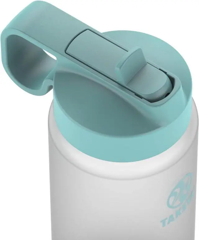 Alt view image 2 of 7 - Takeya Glass Water Bottle - Durable Thermo-Shock Resistant Glass with Sure-Grip Safe Shell - Clear Leak-Proof Bottle with Straw Lid - Dishwasher Safe - Everyday-Use - 22 oz, Sage