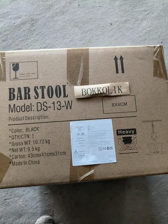 Alt view image 5 of 7 - Industrial Bar Stools Kitchen Island Dining Chairs Swivel Wooden Seat Bar Counter Height Adjustable 25-31inch