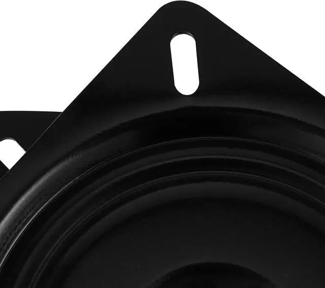 Alt view image 4 of 7 - HAKZEON 4 PCS 7 Inch Bar Stool Swivel Plate, Heavy Duty Swivel Base Mount Plate for Home, Office, Black