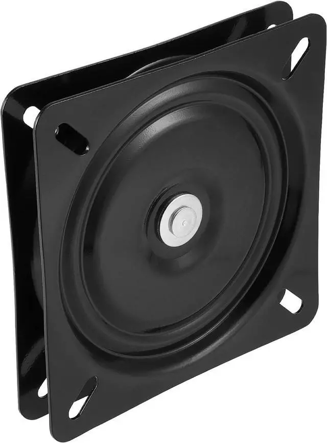 Alt view image 6 of 7 - HAKZEON 4 PCS 7 Inch Bar Stool Swivel Plate, Heavy Duty Swivel Base Mount Plate for Home, Office, Black