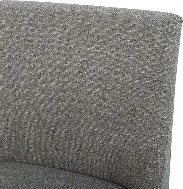 Alt view image 7 of 7 - CHITA Bar Height Swivel Barstool with Back Set of 2, FSC Certified Upholstered Bar Stool, 30.7" H Seat Height, Fabric in Fog