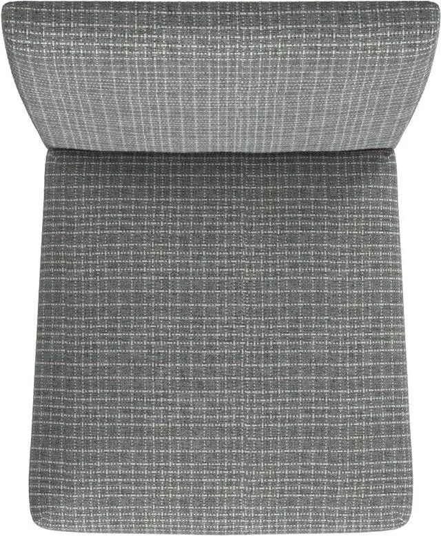 Alt view image 7 of 7 - HomePop Home Decor | Classic Counter Height Bar Stools | 24 Inch Bar Stools | Decorative Home Furniture, Sage Mini Gray Grid Pattern