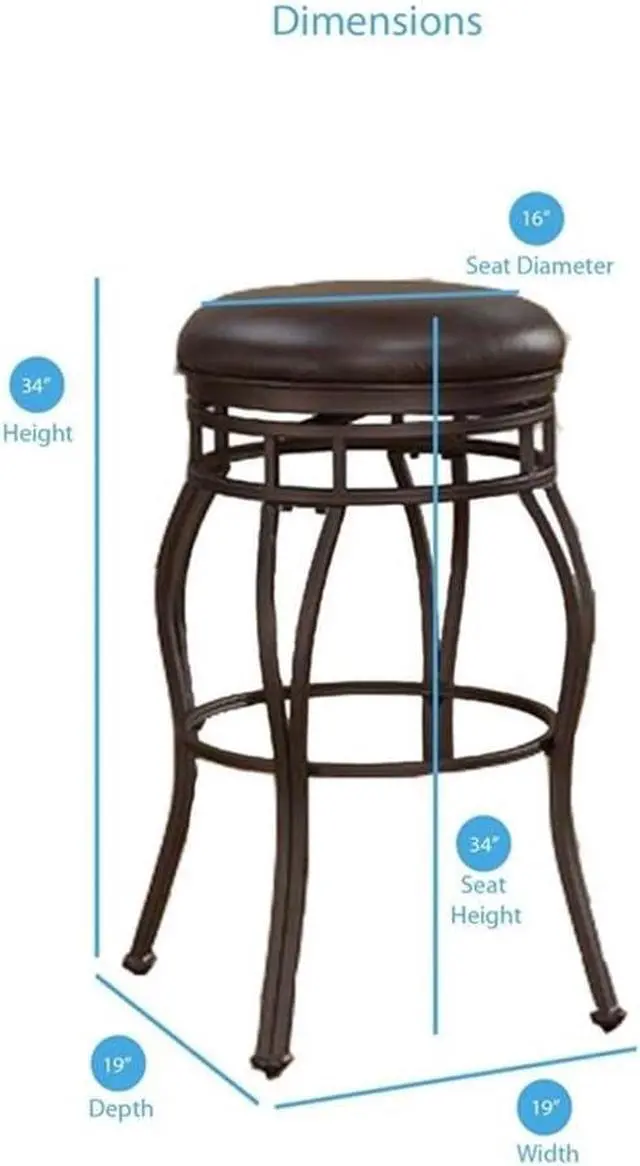 Alt view image 5 of 7 - American Woodcrafters Villa Tall Bar Stool