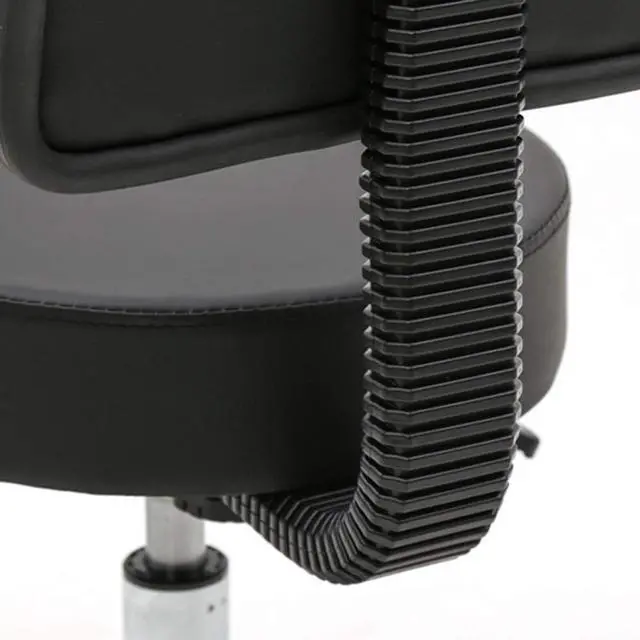 Alt view image 4 of 7 - Office Chair Desk Chair Ergonomic Computer Chair High Back Executive Chair Swivel Chair for Women Men Adults Round Stool Plastic Arch Feet Rotation Bar Stool (black3)
