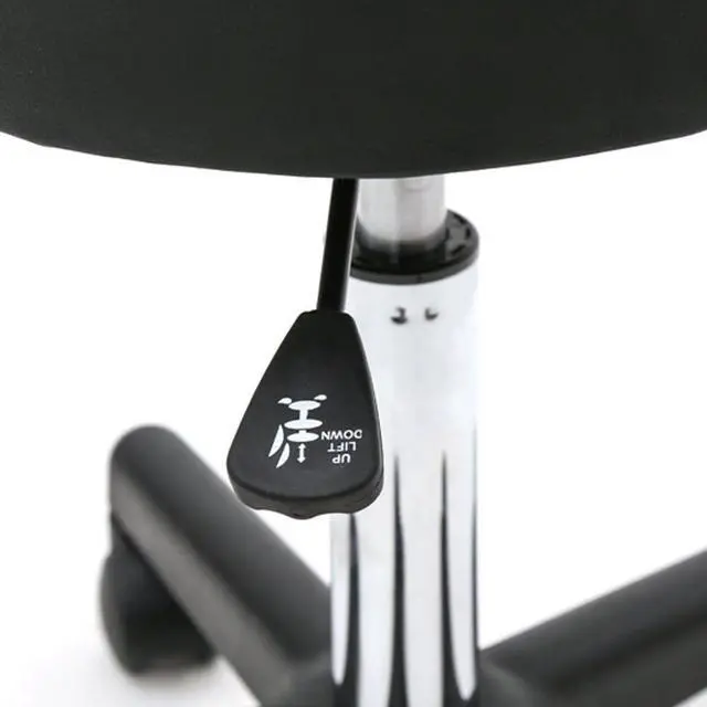 Alt view image 5 of 7 - Office Chair Desk Chair Ergonomic Computer Chair High Back Executive Chair Swivel Chair for Women Men Adults Round Stool Plastic Arch Feet Rotation Bar Stool (black3)