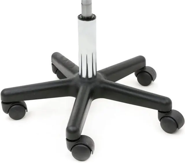 Alt view image 7 of 7 - Office Chair Desk Chair Ergonomic Computer Chair High Back Executive Chair Swivel Chair for Women Men Adults Round Stool Plastic Arch Feet Rotation Bar Stool (black3)