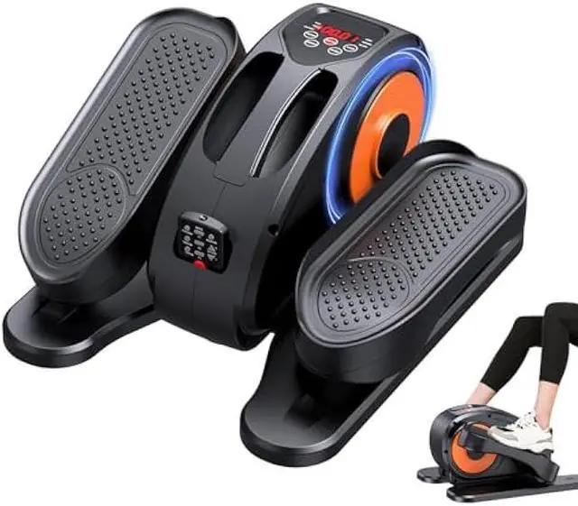 Main image of Under Desk Elliptical, Electric Seated Pedal Exerciser, Quiet & Compact Mini Ellipse Leg Exerciser with Display Monitor, Remote Control and 12 Adjustable Speeds, Elliptical Machine for Home