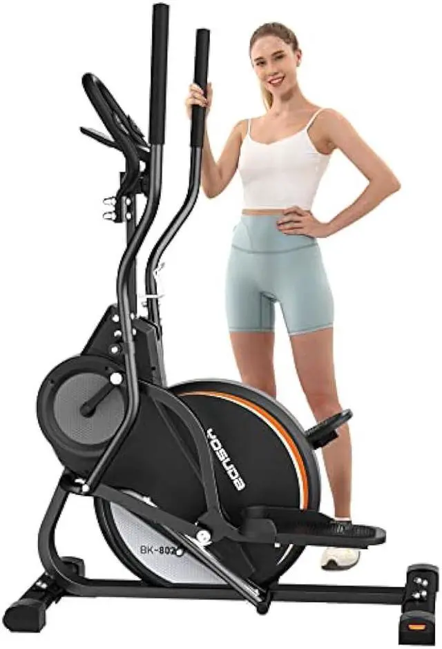 Main image of YOSUDA Pro Cardio Climber Stepping Elliptical Machine, 3-in-1 Elliptical Machine Stair Stepper Trainer, Total Body Fitness Cross Trainer with Quiet Magnetic Driving System, 16 Resistance