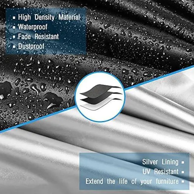 Alt view image 5 of 7 - Kingling Elliptical Cover, Elliptical Exercise Machine Cover for Home Use Elliptical Trainer Waterproof & Dustproof Protective Cover