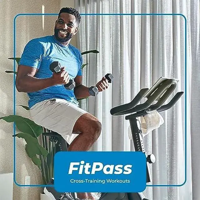 Alt view image 5 of 5 - Echelon Smart Connect Fitness Bike + 30-Day Free Membership, Cushioned Seat, Bluetooth, Solid Design, Cycling, Instructors, Classes, 32 Levels