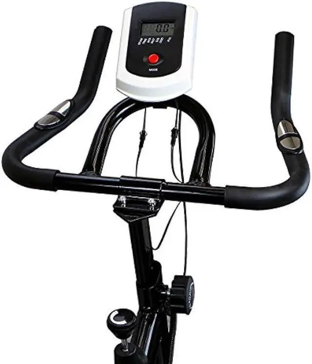 Alt view image 3 of 5 - XtremepowerUS Exercise Bike 22lb Flywheel Stationary Workout Machine