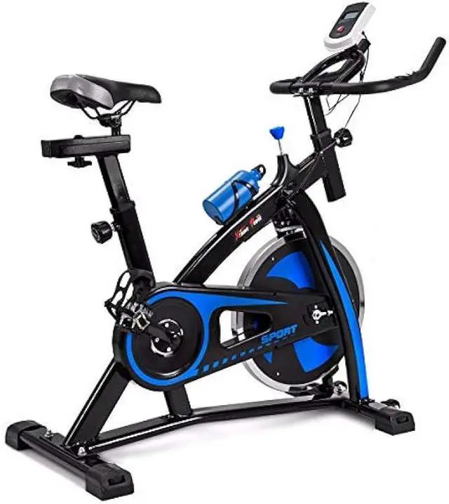 Alt view image 2 of 5 - XtremepowerUS Exercise Bike 22lb Flywheel Stationary Workout Machine