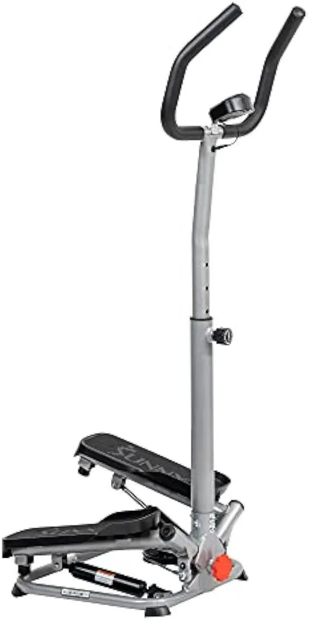 Alt view image 2 of 5 - Sunny Health & Fitness Steppers for Exercise at Home Exercising Workout Cardio Climber Thigh Space Squat Twist Stepper Advanced Twisted Resistance Band Step with Optional Free SunnyFit App Connection