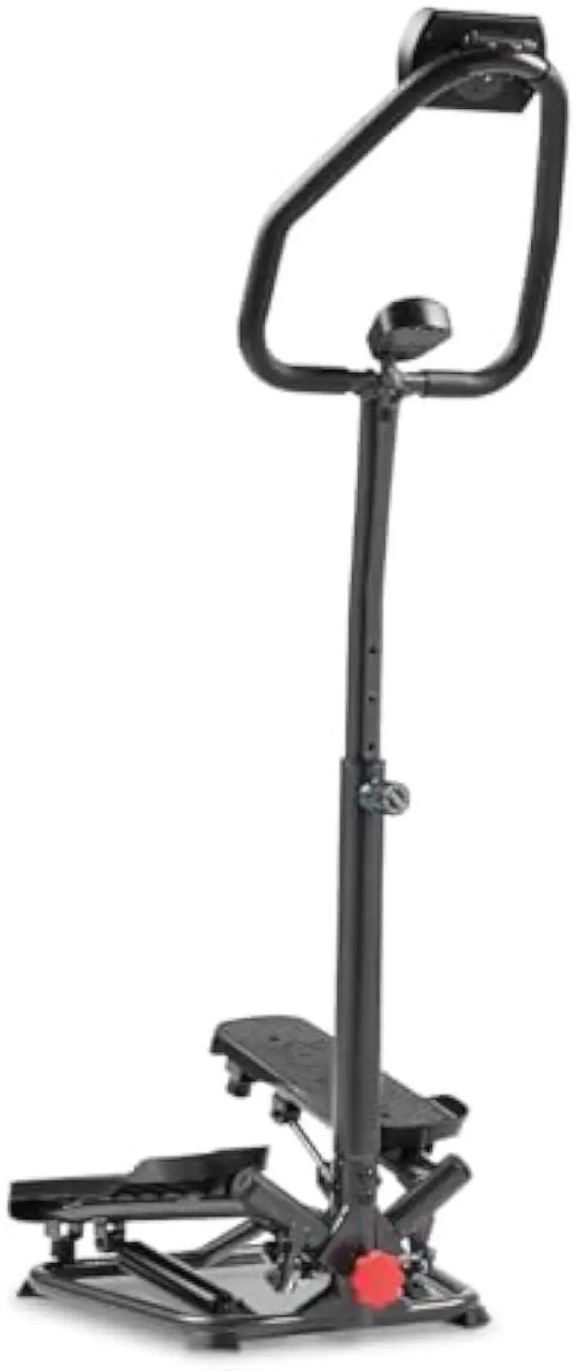 Alt view image 2 of 5 - Sunny Health & Fitness Steppers for Exercise at Home Exercising Workout Cardio Climber Thigh Space Squat Twist Stepper Advanced Twisted Resistance Band Step with Optional Free SunnyFit App Connection