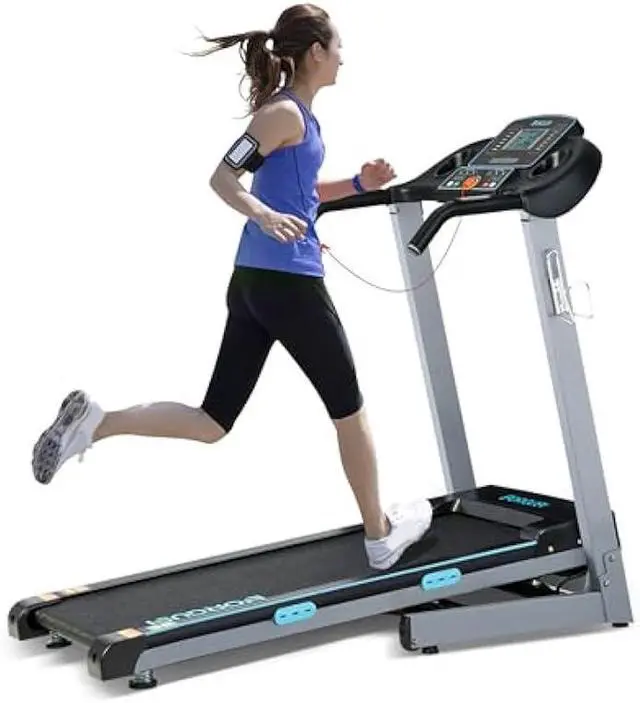 Main image of Treadmill with Auto Incline - 300 lb Capacity, 3.0HP Folding Electric Treadmill Up to 8.5 MPH Speed, Running Machine with 17.5 Wide Tread Belt and Bluetooth Speaker for Home Use