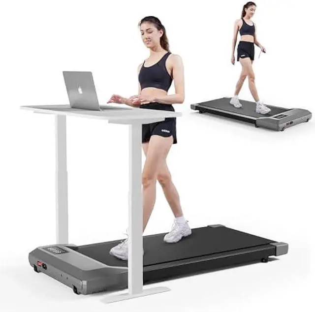 Main image of SupeRun Walking Pad, Under Desk Treadmill, 3 in 1 Portable Treadmill with Remote Control LED Display, 2.5 HP Quiet Walking Jogging Machine for Office Home Use, 250 Lbs Capacity