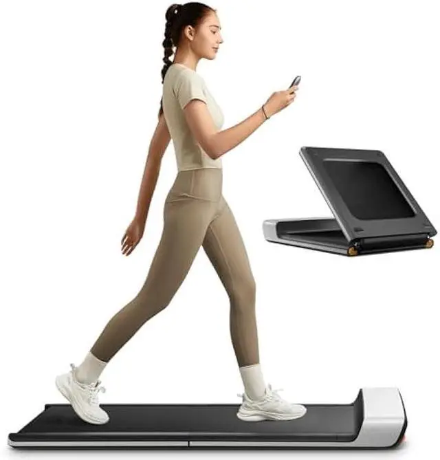 Main image of WALKINGPAD P1 Folding Treadmill, Ultra Slim Foldable Treadmill Smart Fold Walking Pad Portable Walking/Jogging Machine with App & Remote Control Grey