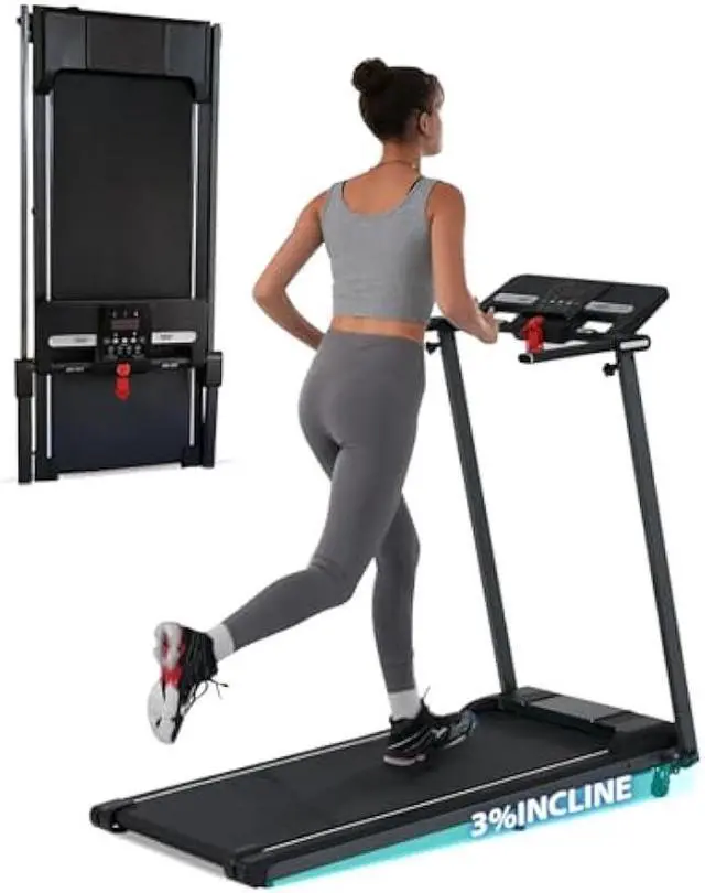 Main image of Merax Folding Treadmills for Home Electric Treadmill Workout Running Machine Exercise Equipment 2.5HP, Double Shock Absorption Walking Treadmill 12 Preset Programs Expertly Engineered Walking Pad