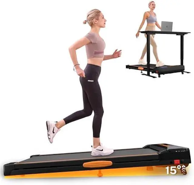 Main image of Walking Pad with Incline, Under Desk Portable Foldable Treadmill for Home Office, Walking Pad 4 in 1 for Walking Running, 2.5HP Compact Small Treadmill with Remote Control