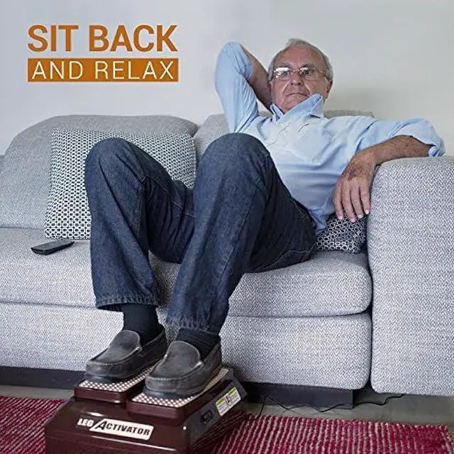 Alt view image 3 of 6 - LegActivator - The Seated Leg Exerciser & Physiotherapy Machine for Seniors that Improves your Health and Blood Circulation while Sitting in the Comfort of your Home or Office
