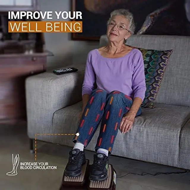 Alt view image 5 of 6 - LegActivator - The Seated Leg Exerciser & Physiotherapy Machine for Seniors that Improves your Health and Blood Circulation while Sitting in the Comfort of your Home or Office