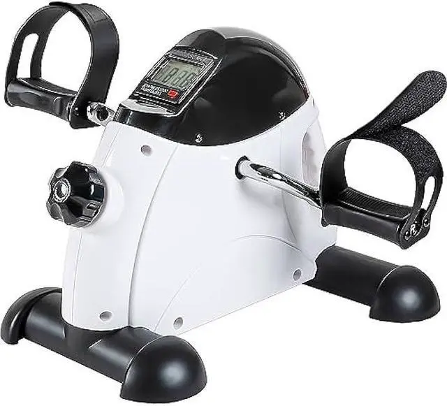 Main image of Under Desk Bike Pedal Exerciser - TABEKE Mini Exercise Bike for Arm/Leg Exercise, Pedal Exerciser for Seniors with LCD Display (White)