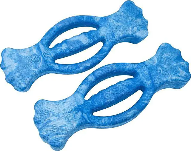 Main image of New Aqua Water Fitness Body Sculpt Ergo Dumbbells Exercise Equipment for Water Aerobics, Aquatic Low-Impact Workouts, and Resistance Training Light Blue