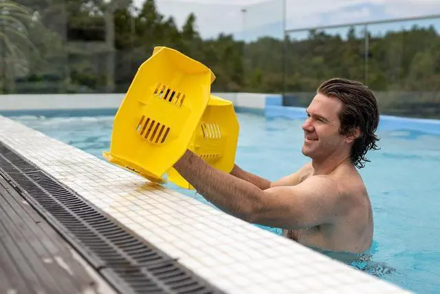 Alt view image 5 of 7 - Hydro Tone - HYDRO-BELL Pool Weights for Water Exercise Pair | Water Weights | Functional Strength Training with Pool Weight | Aquatic Exercise Equipment | Quick Start Guide