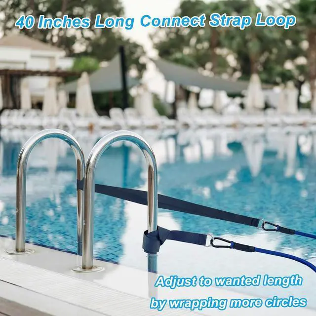 Alt view image 5 of 7 - Swimming Resistance Training Set - Aquatic Resistance Belt, Swim Parachute, Pool Trainer Set