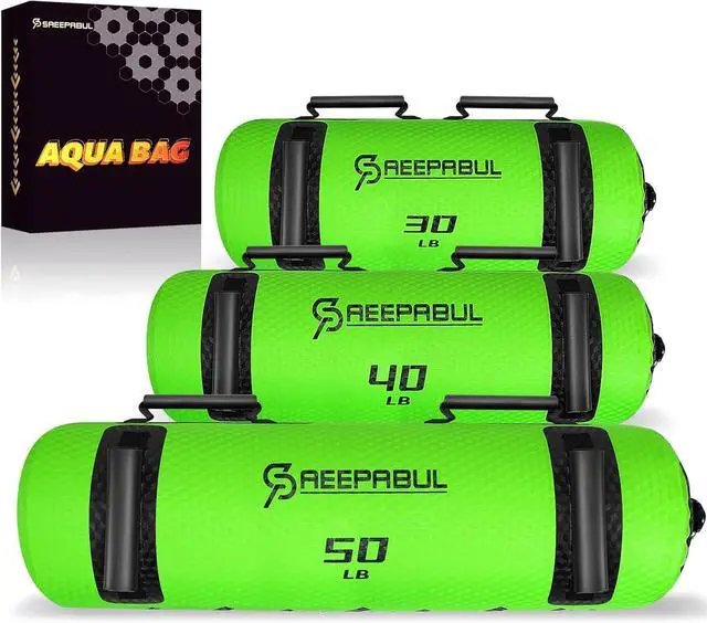 Main image of Aqua Bags for Workout 5-45lbs - Ultimate Core Water Weights Aqua Bag - Portable Stability Fitness -Stability, Core and Balance Training - Portable Fitness Equipment - Includes Three Bags