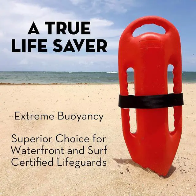 Alt view image 2 of 5 - Lifeguard Float | Professional Rescue Can | Open Water Swim Buoy | Lifeguard Rescue Can