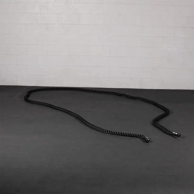 Alt view image 4 of 7 - Titan Fitness Battle Rope 40ft x 2in, Poly Dacron Heavy Rope for Home Gym Conditioning Workouts, Cross-Train, Strength Training Exercises