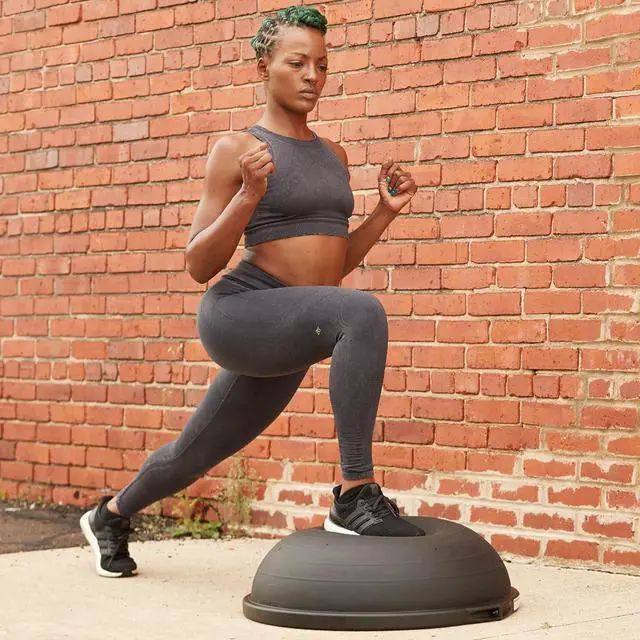 Alt view image 7 of 7 - Bosu Pro Multi Functional Home Gym Full Body Balance Strength Trainer Ball Equipment with Guided Workouts and Pump