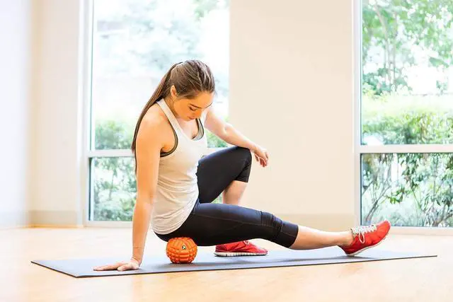 Alt view image 7 of 7 - Trigger Point Performance TriggerPoint GRID Ball Foam Massage Ball (5-Inch) , Orange